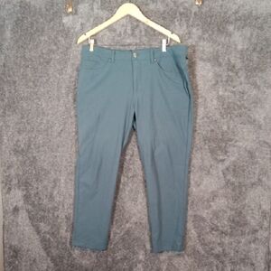 Lululemon ABC Slim Fit 5 Pockets Pant Utilitech  Short Iron Blue Mens 36